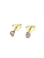 Orecchini Stocco Gioielli Donna in Oro giallo Zircone ORS 118 - ORS 118